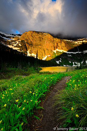 Medicine Grizzly Lake, Glacier National Park
