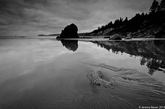 Ruby Beach with storm on the horizon