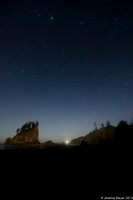 night sky second beach