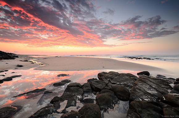 Sunshine beach at Sunrise
